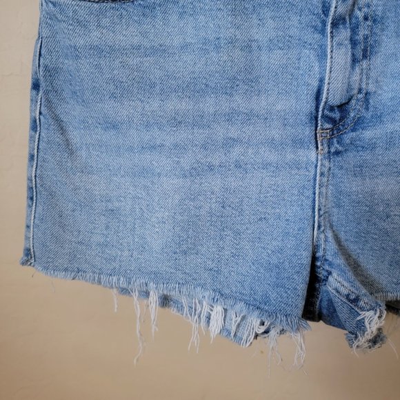 Topshop Moto Mom Cutoff Denim Jean Shorts - Picture 4 of 16